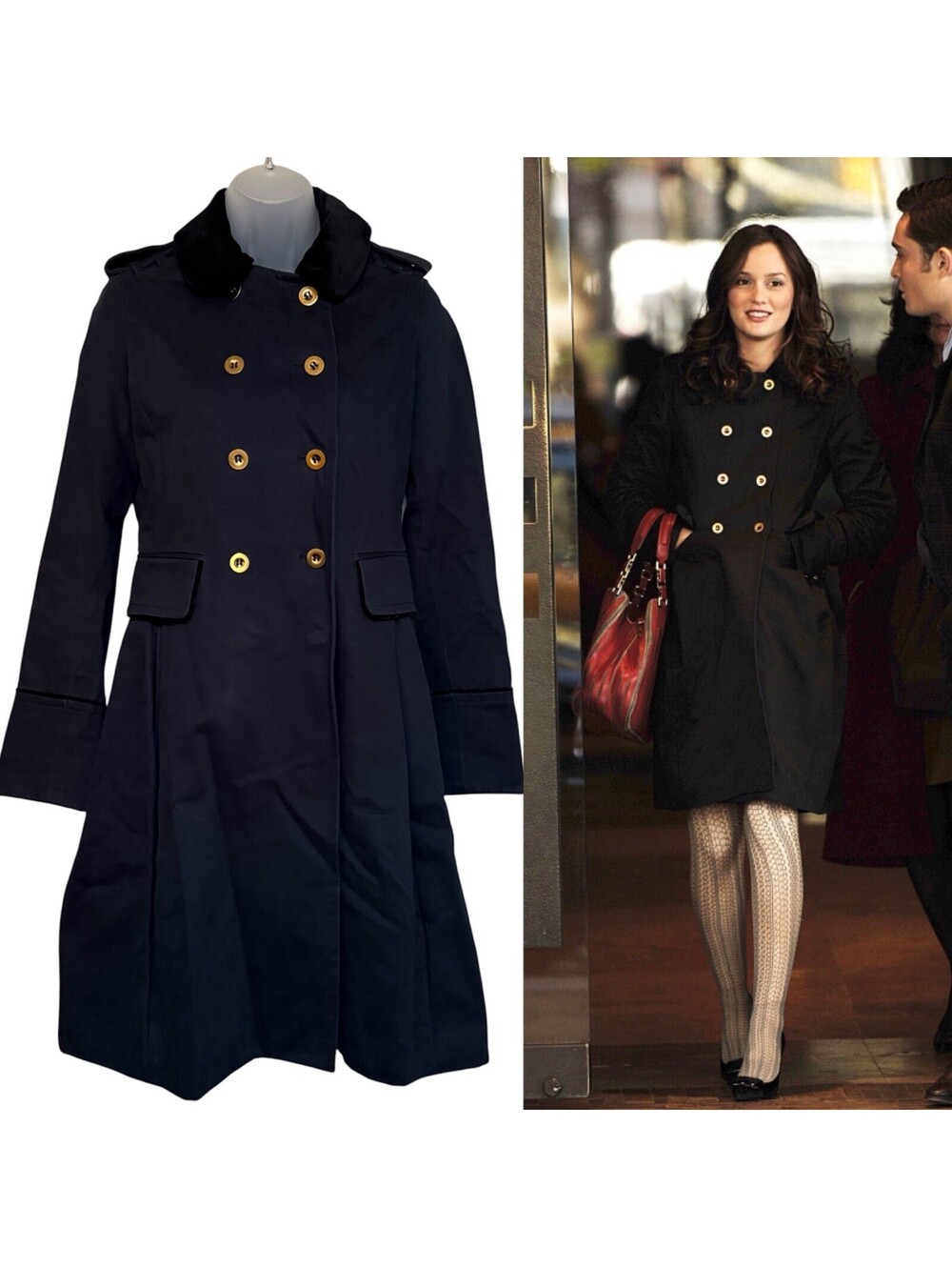 ASO Blair Waldorf Marc By Marc Jacobs Long Coat Size XS